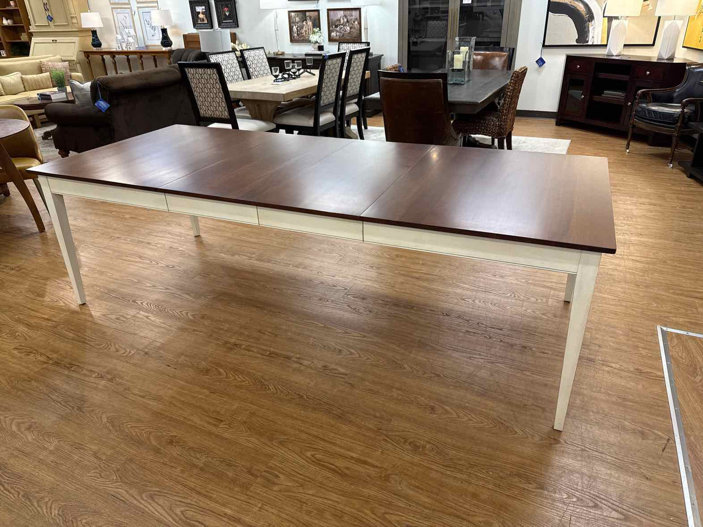 Ethan Allen 2 Tone Table & Chair Set