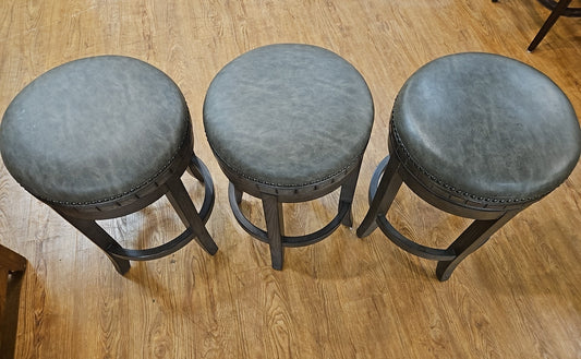 Set of 3 Swivel Counter Stools
