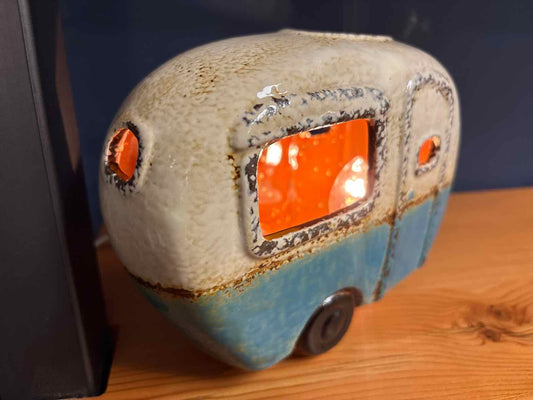 Ceramic Camper Lamp