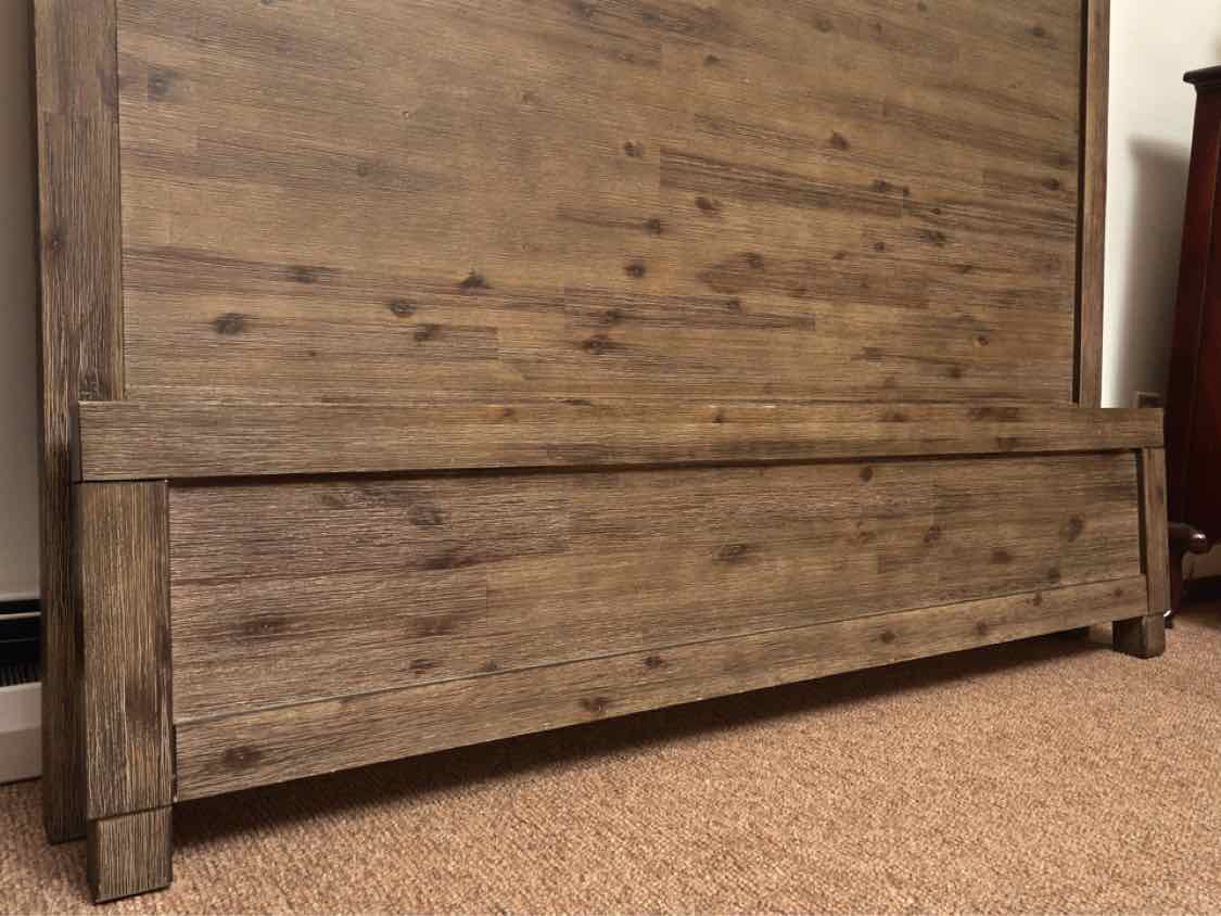 Macy's  Weathered Oak Full Bed
