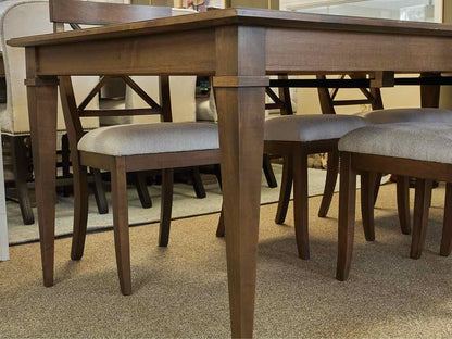 Gat Creek Marseille Maple Dining Table & Set of 8 La Croix Chairs