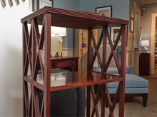 BakerMahogany 2 Shelf & Lower Drawer Bookcase