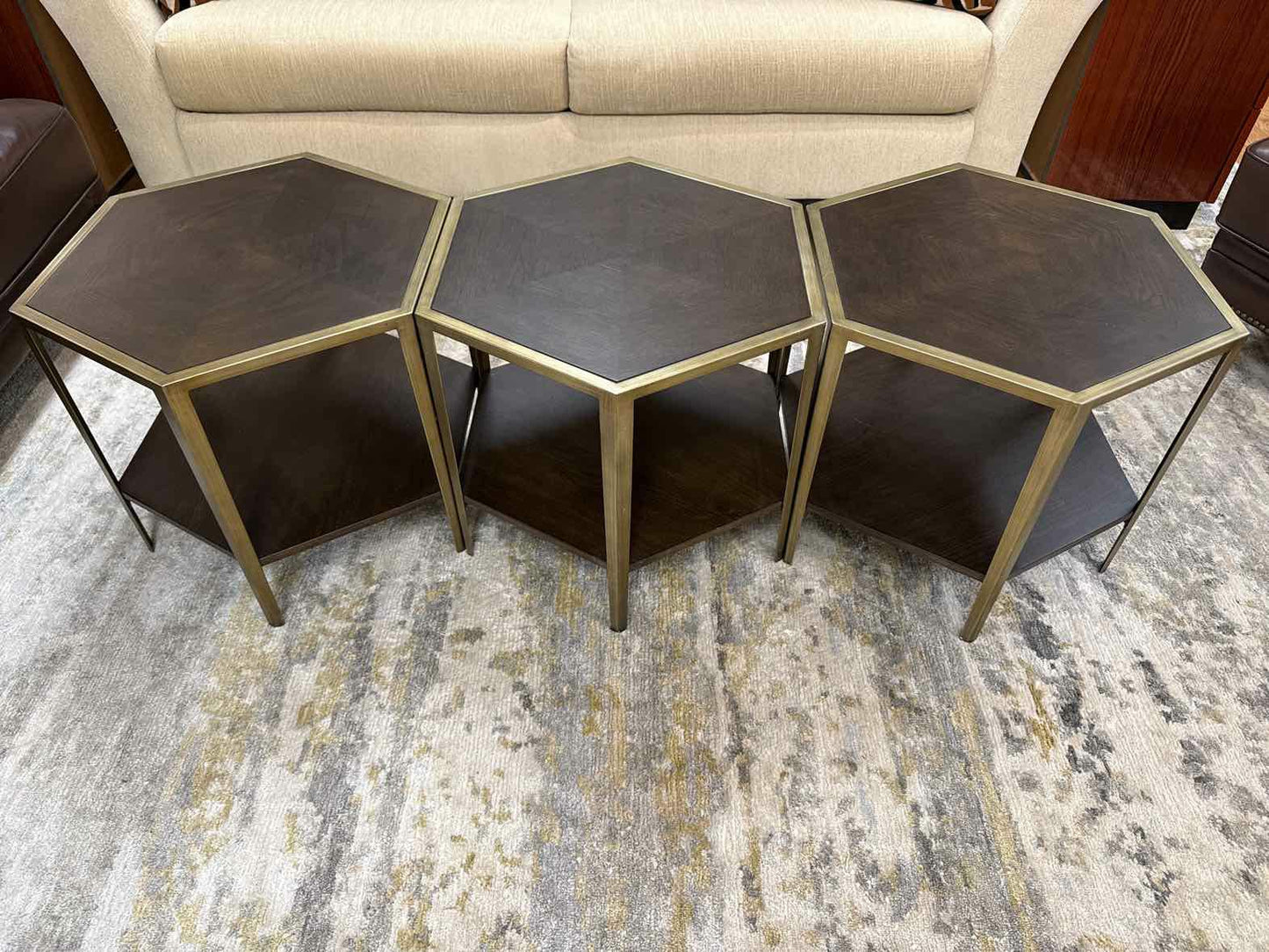 Uttermost 'Alicia' Geometric Side Table