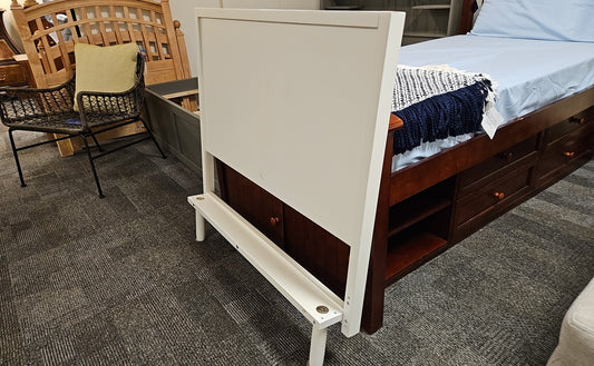 Pottery Barn White Twin Bed