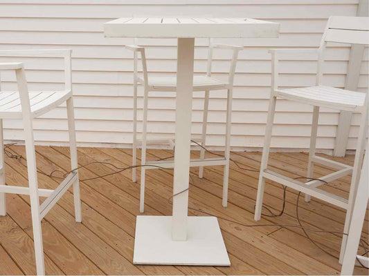 Case Furniture Outdoor Coated Aluminium Pub Height Table & Chairs
