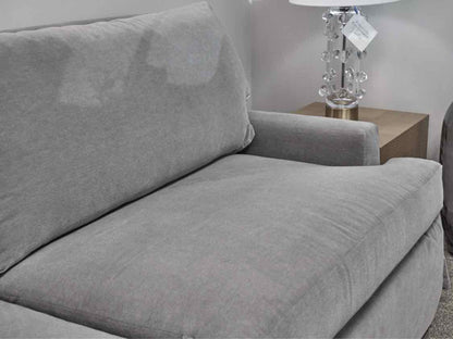 Wesley Hall Two Cushion Sofa in Gray
