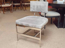 Set Of 6 World's Away LLC Performance Velvet  Chrome Base  Dining Chairs