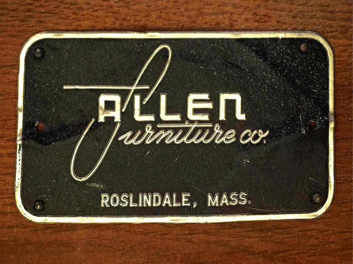 Mid-Century Style Dresser in Arctic Blue Finish with Gold Pulls