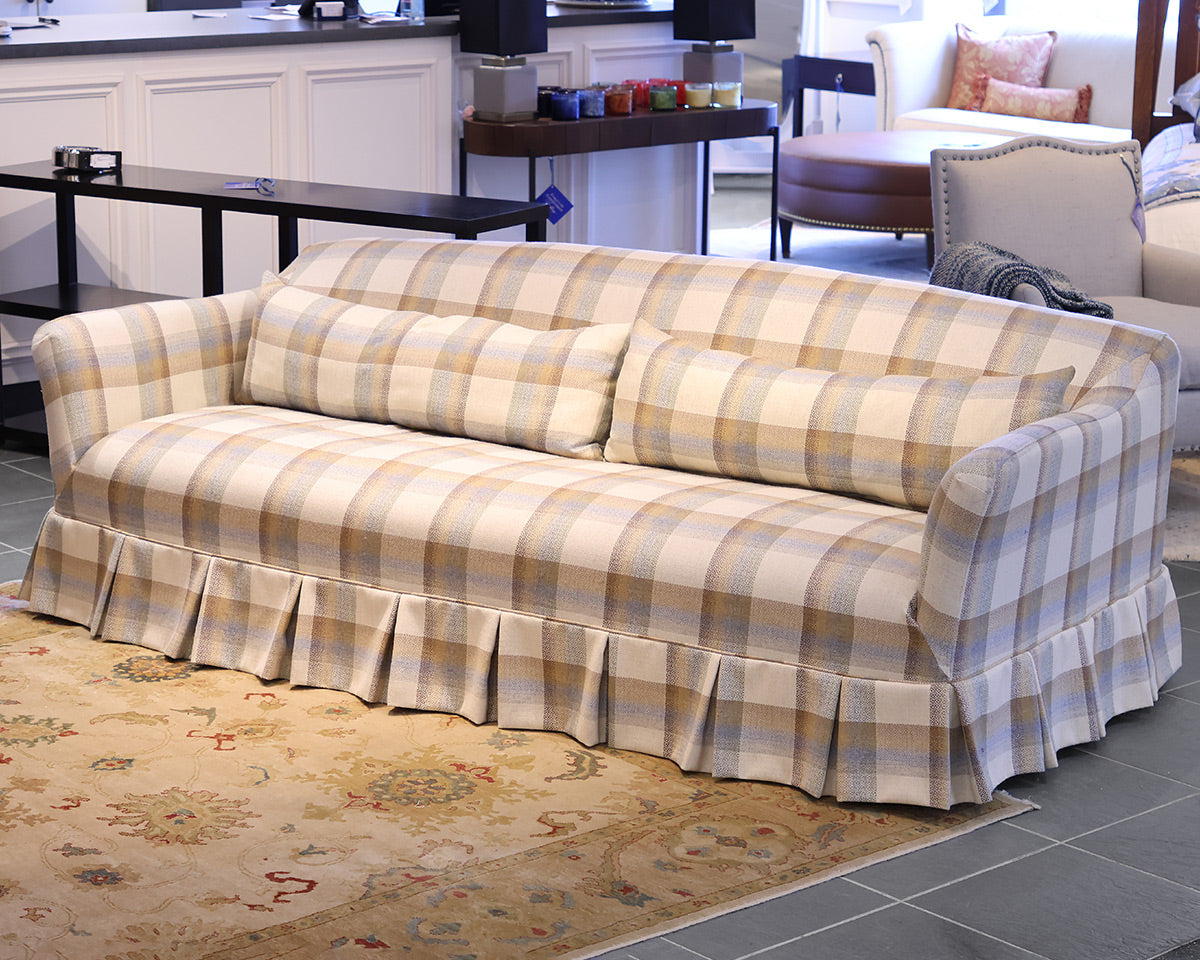 Crate and Barrel Slipcovered Sofa