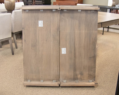 Gat Creek Sabin 84" Extension Dining Table in Maple Flannel Gray Finish