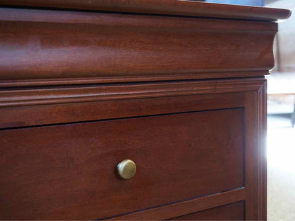 Pair of Louis Phillip Style Nightstands in Cherry/Bourbon Finish