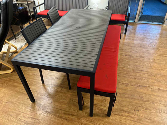 Crate & Barrel Outdoor Dining Set