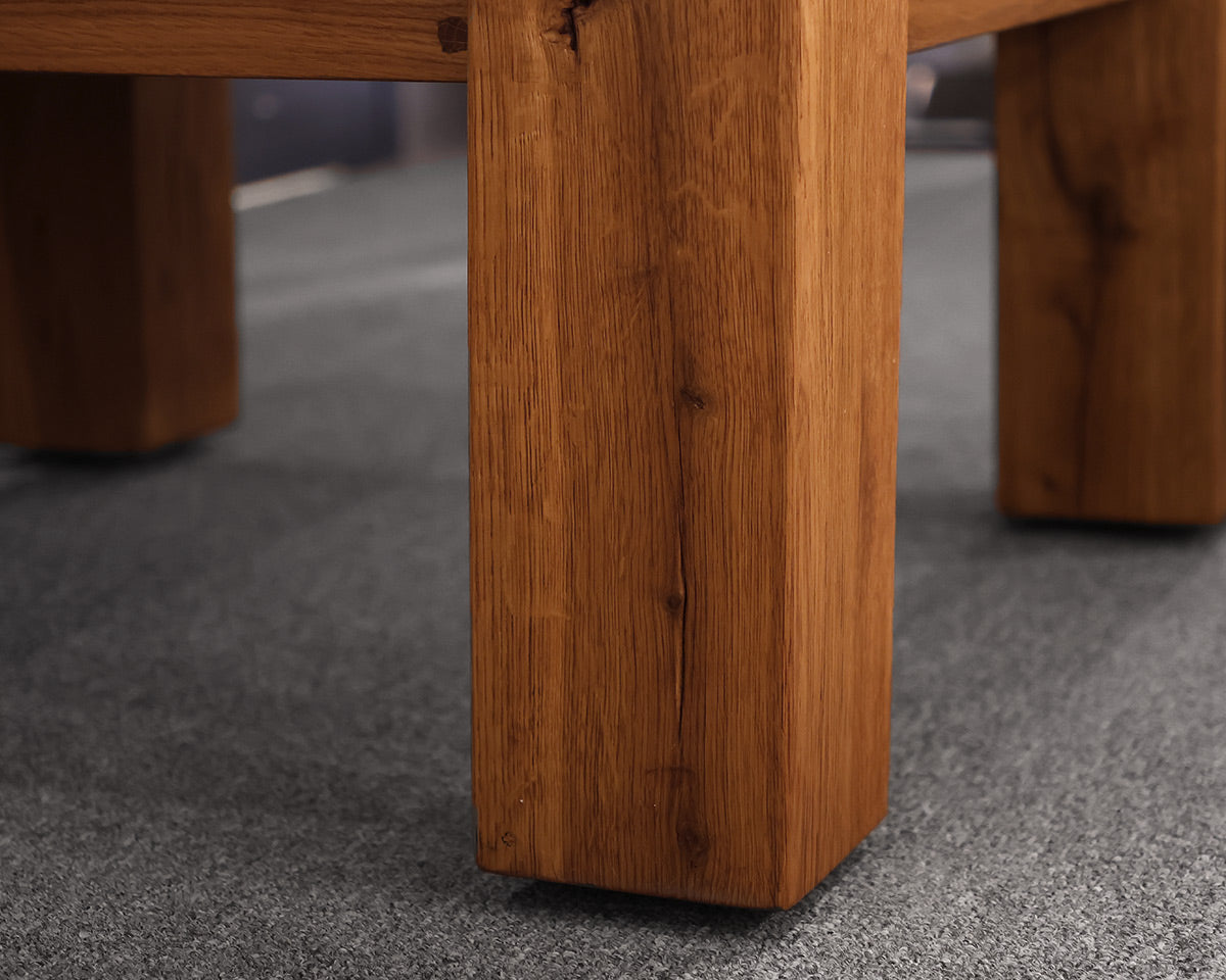 Pair of Restoration Hardware Oak End Tables