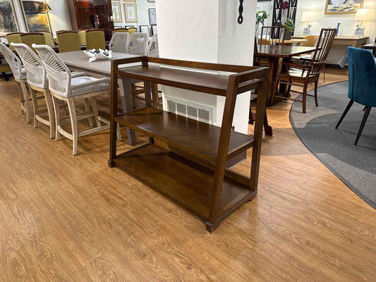 Wooden Three Shelf Bookcase