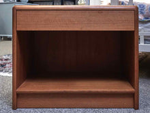 Mid-Century Modern Style Teak Open Nightstand