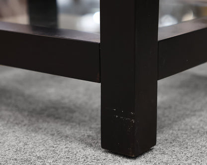 Restoration Hardware Hutton Open Display Table in Black