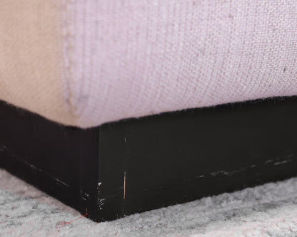 Mid Century Modern Lounging Upholstered Sofa