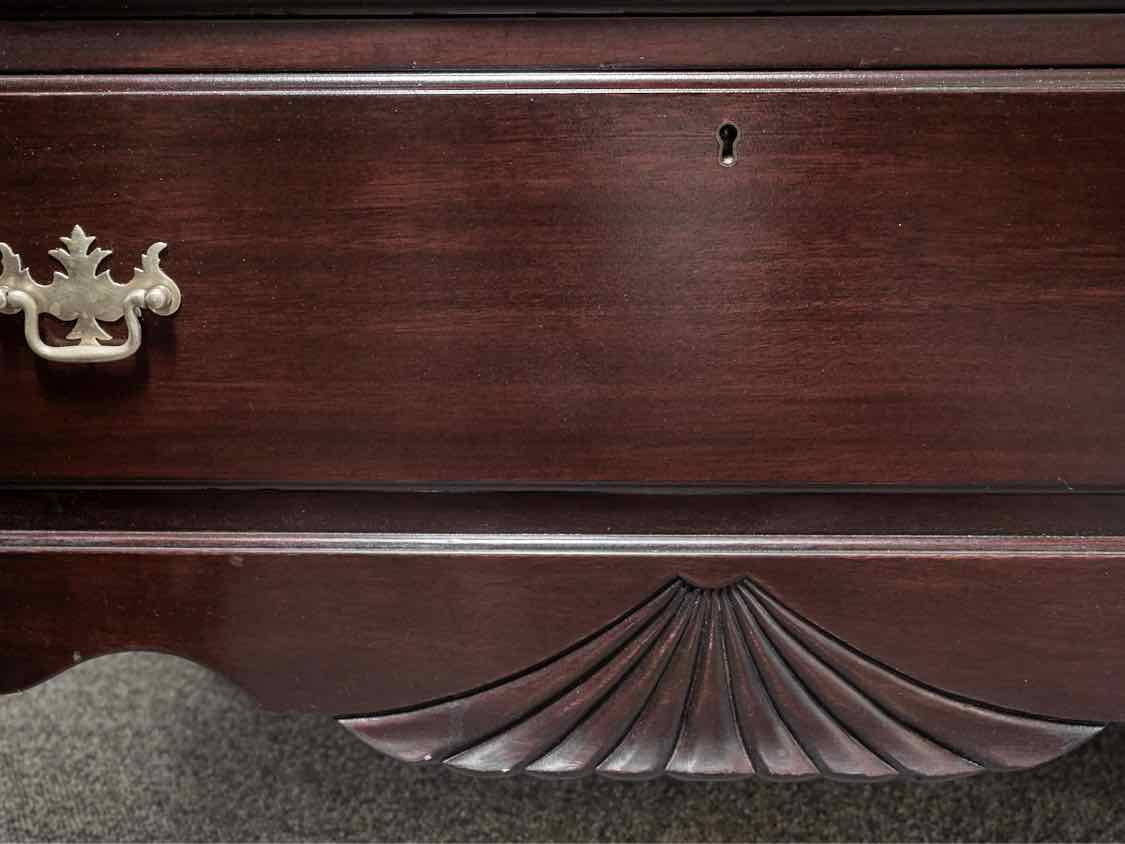Mahogany Six Drawer Chest With Cabriole Legs