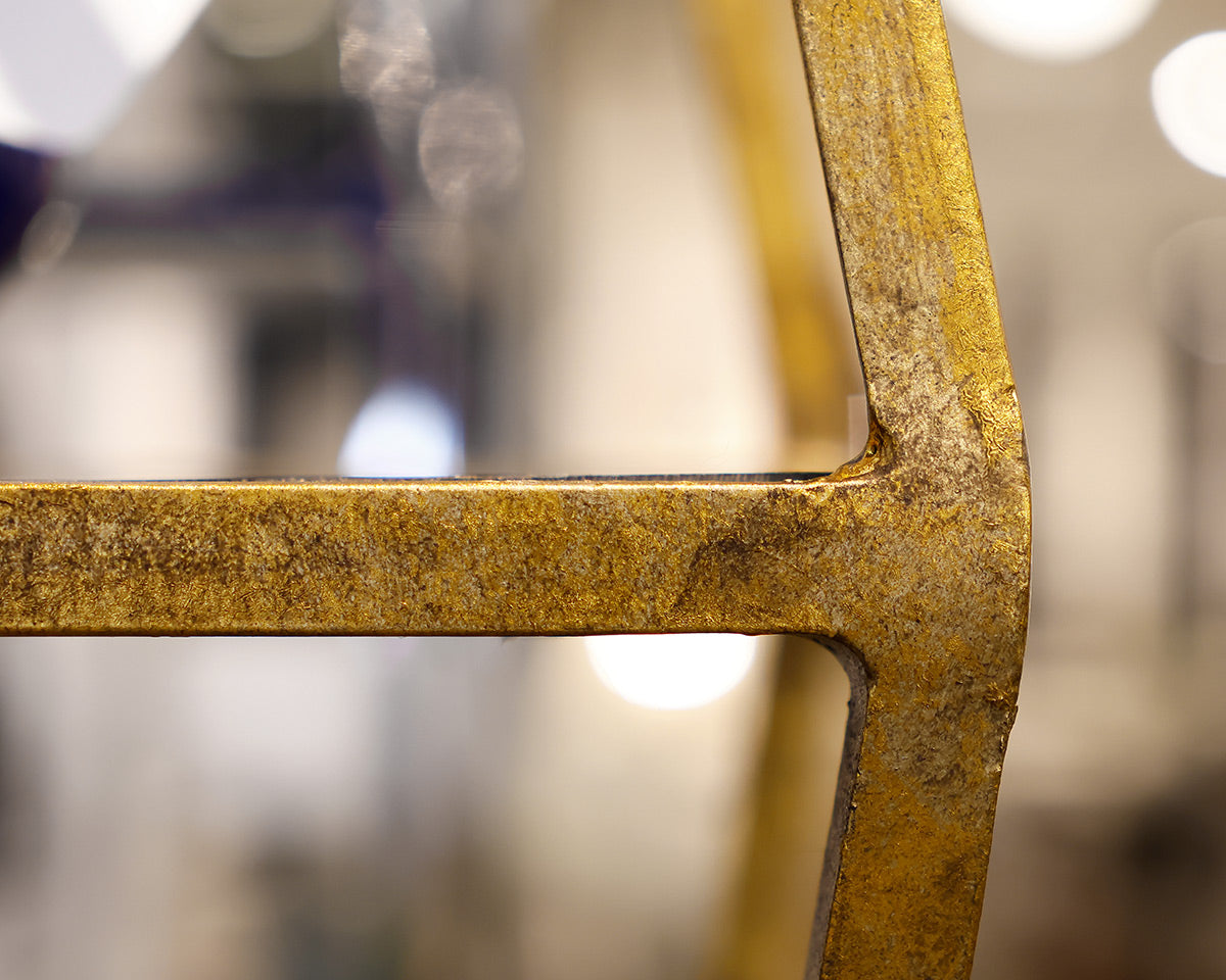 Oly Studio Antique Gold Iron Etagere