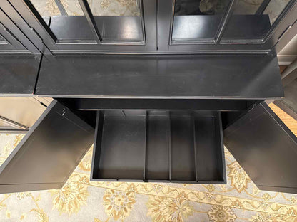 Pottery Barn Black China Cabinet