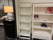 Leaning Bookcase in White