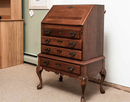 Maddox Cherry Drop Front Secretary Writing Desk