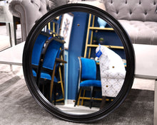 Round 36" Framed Mirror