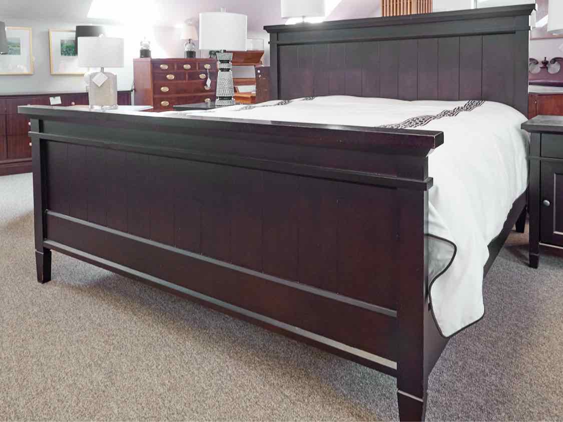 Boston Interiors Black Plank King Bed