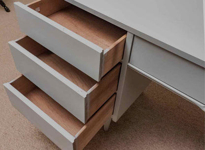 Mid Century Desk in 'Ice Blue' Finish
