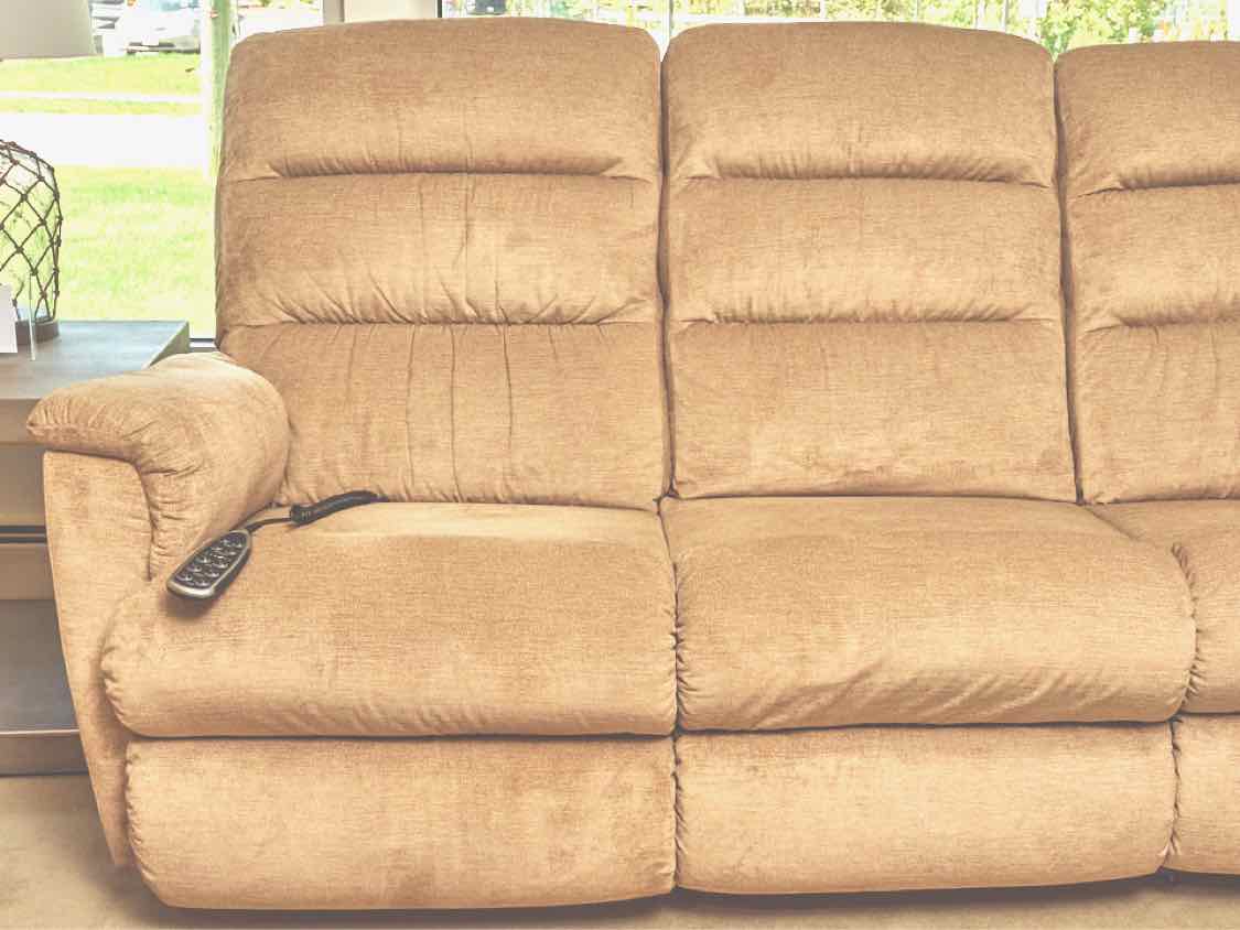 La-Z-Boy 2 Seat Power Recliner  Beige Upholstered  Sofa