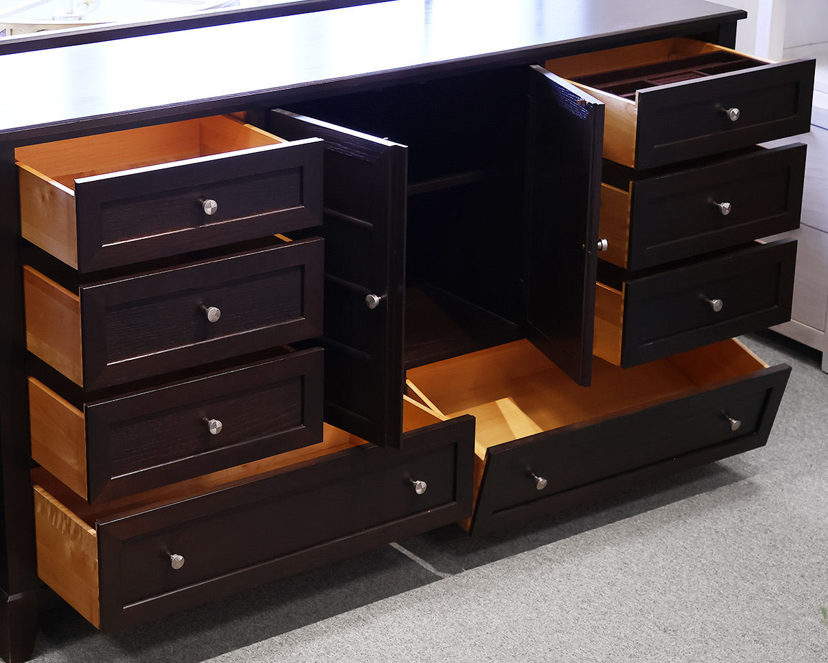 West Brothers Furniture 8-Drawer Dresser & Mirror