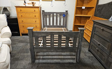Pottery Barn Grey Oak Twin Bed