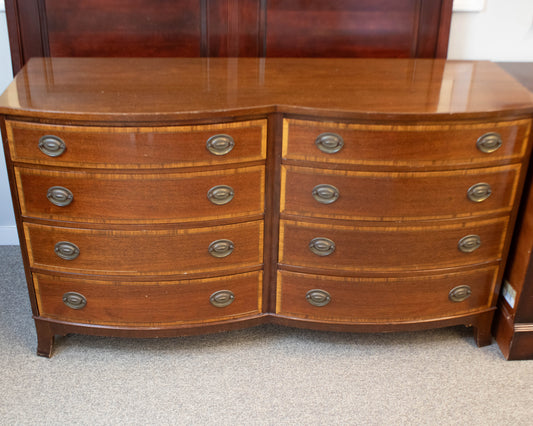 Johnson Furniture Double Bowfront Dresser