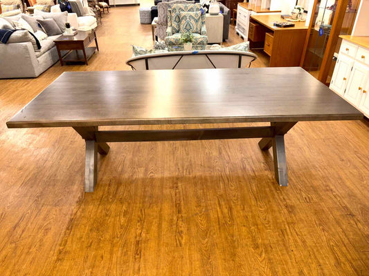 Basset 'Crossbuck' Maple Rectangle Dining Table