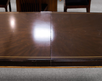 Lexington Carlyle Mahogany Table w/ Gold Accents