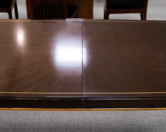 Lexington Carlyle Mahogany Table w/ Gold Accents