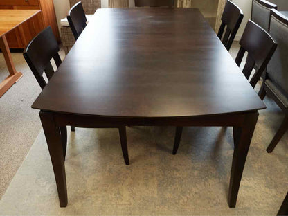 Gat Creek Sabin 84" Extension Dining Table in Maple  & Set of 6 Thea Chairs
