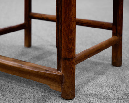 Set of 7 Traditional Chinese Yoke-Back Dining Chairs