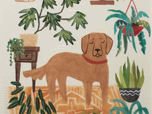 'Urban Jungle Dogs III' Print  Double Framed