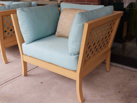 Pair of McKinnon & Harris duVal Alexander Outdoor Club Chairs