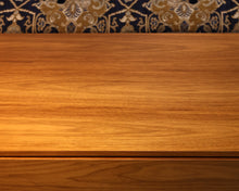 Contemporary Teak 4-Drawer Dresser