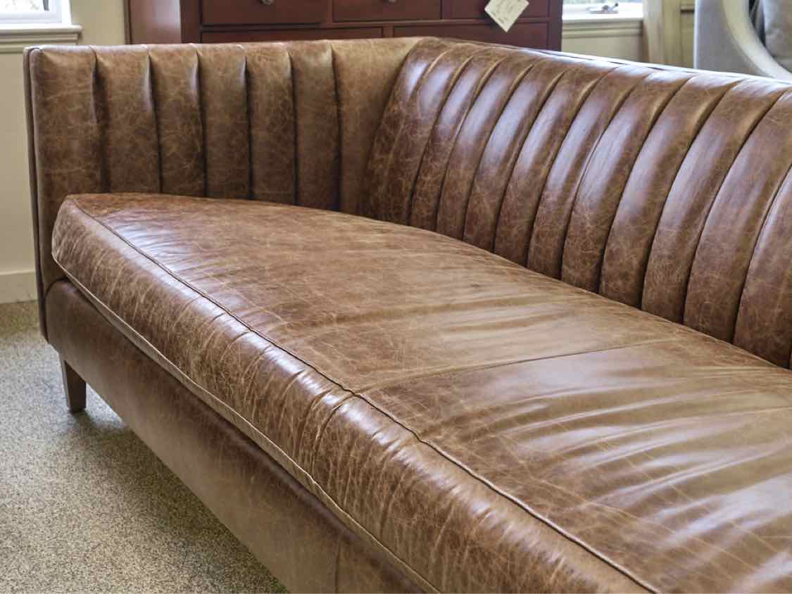 Roger & Chris 'Harley' Channel Back Shelter Arm Sofa