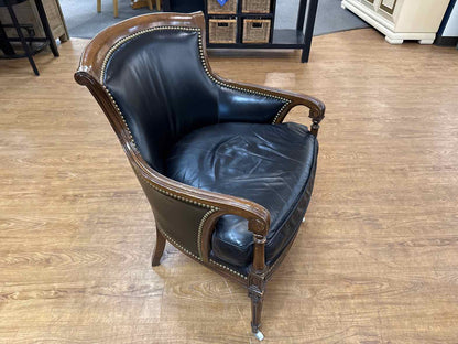 Pair of Henredon Leather Chairs