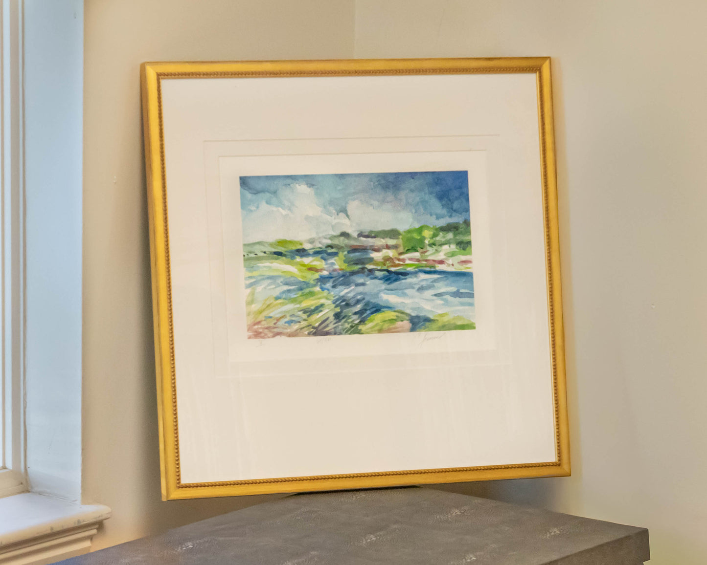 'The River 5' Framed Print
