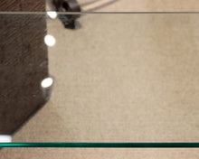 Glass Waterfall Console Table