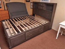 Ashley Furniture Queen 6 Drawer Storage  Bed In Slate Grey Finish