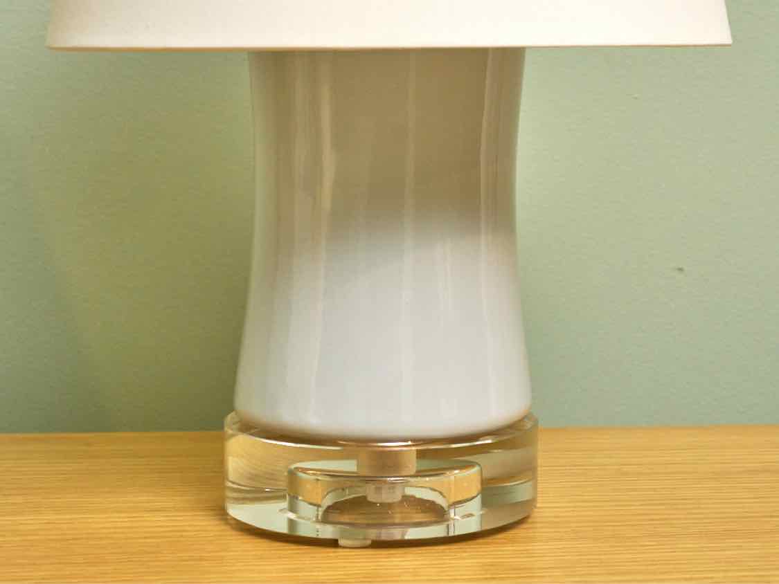 Palladian Blue Gray Bell Table Lamp