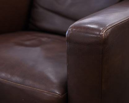 B&B Italia Brown Leather Chair