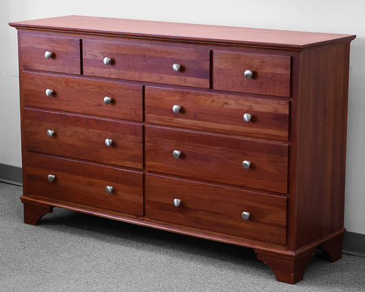 Brown Street Cherry 9 Drawer  Dresser