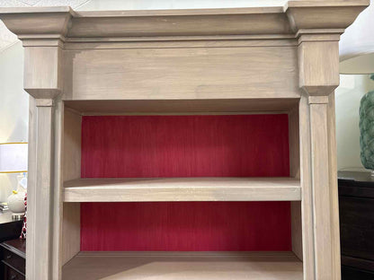 Painted Grey 4-Shelf Bookcase
